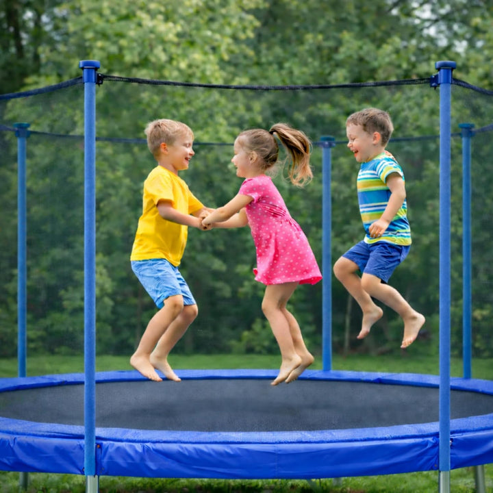 Schaumstoff Rohre Trampolin Stangenschutz Polster Für Trampolinstangen 8 Stück 180 cm Blau mit Stang