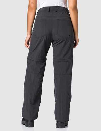 VAUDE Women's Farley Zo Iv Zip-Off Travel Pant Women's Farley Zo IV Zip-Off Travel Pants, Muddy,38/S