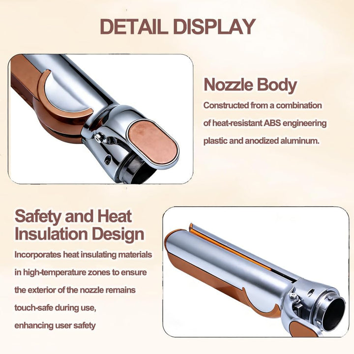 Haarglätteraufsatz,Haarglätter-Aufsatz mit HS01/HS05/HS08,Glätteraufsätze Airflow Technologie ohne H