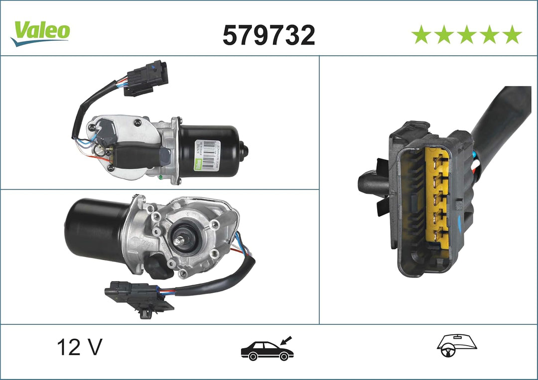 VALEO 579732 Wischermotor VALEO Wischermotor Vorn F철Linkslenker 579732 RENAULT NISSAN OPEL TRAFIC PR