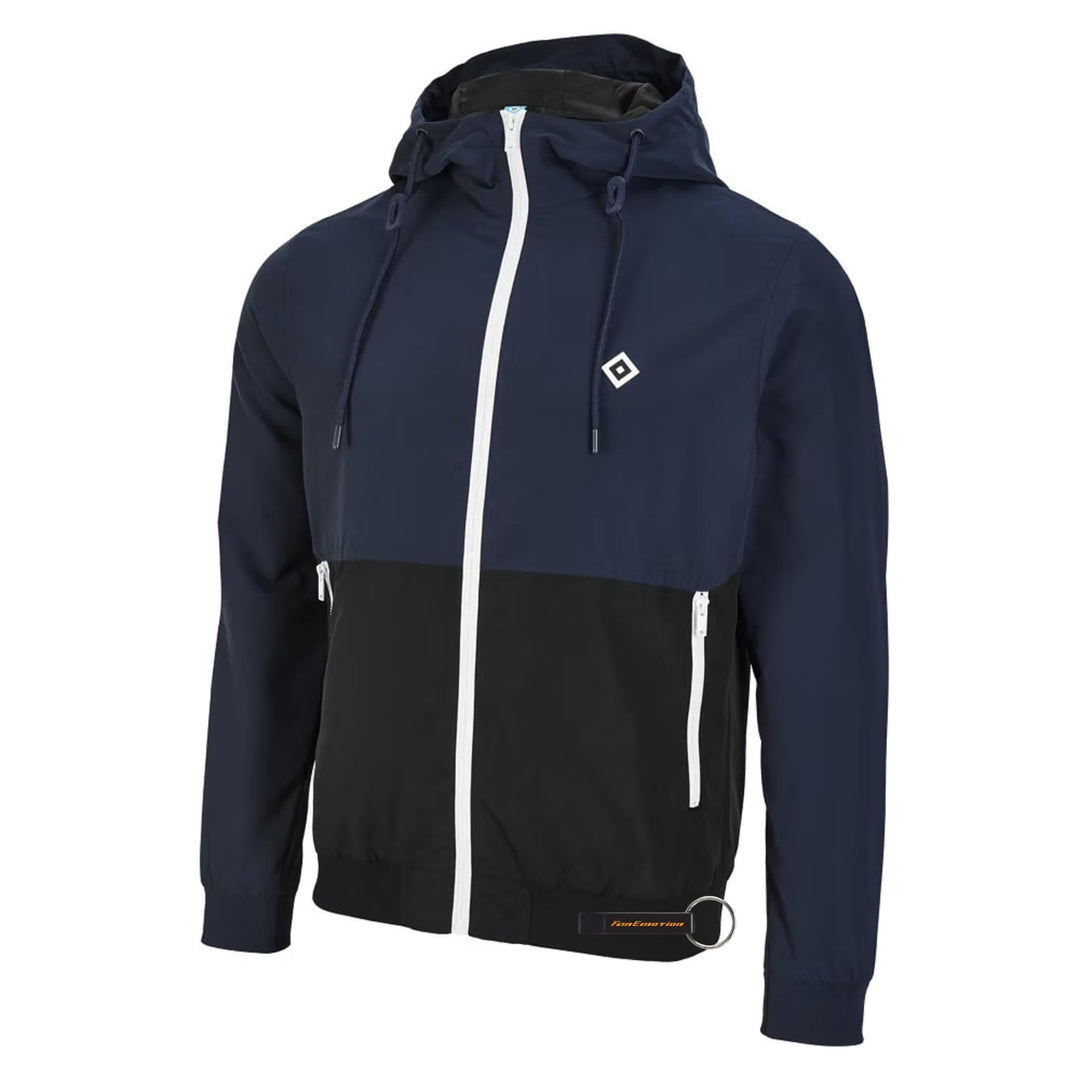 Hamburger SV HSV Jacke, Offizieller Fanartikel, Windbreaker Softshelljacke mit Kapuze, sportlich und