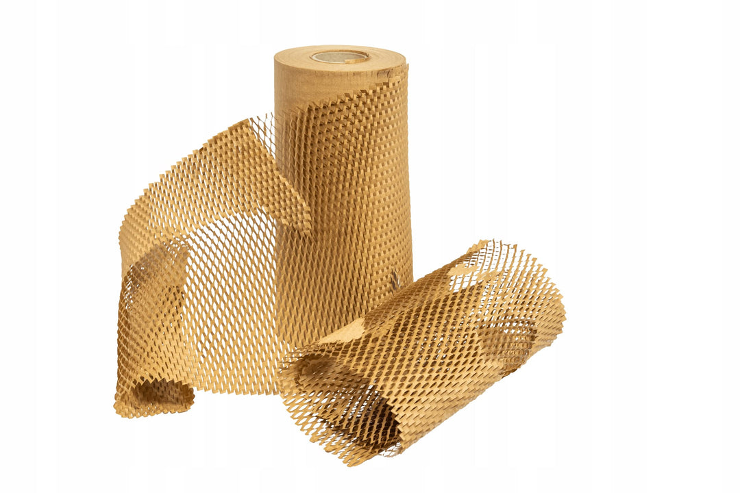 OliveBird Wabenpapier Verpackungspapier 50cmx50 meter (25m²) Verpackungsmaterial Papier Rolle Füllma