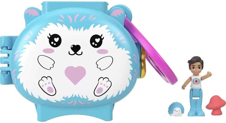 Polly Pocket Kuscheltiere Kompaktes Spielset GYV99 - Hedgehog Hxx23
