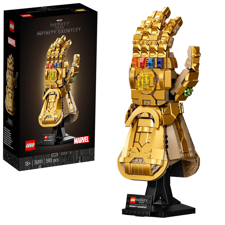 LEGO 76191 Marvel Super Heroes Infinity Handschuh, Avengers Set für Erwachsene mit dem Gauntlet von