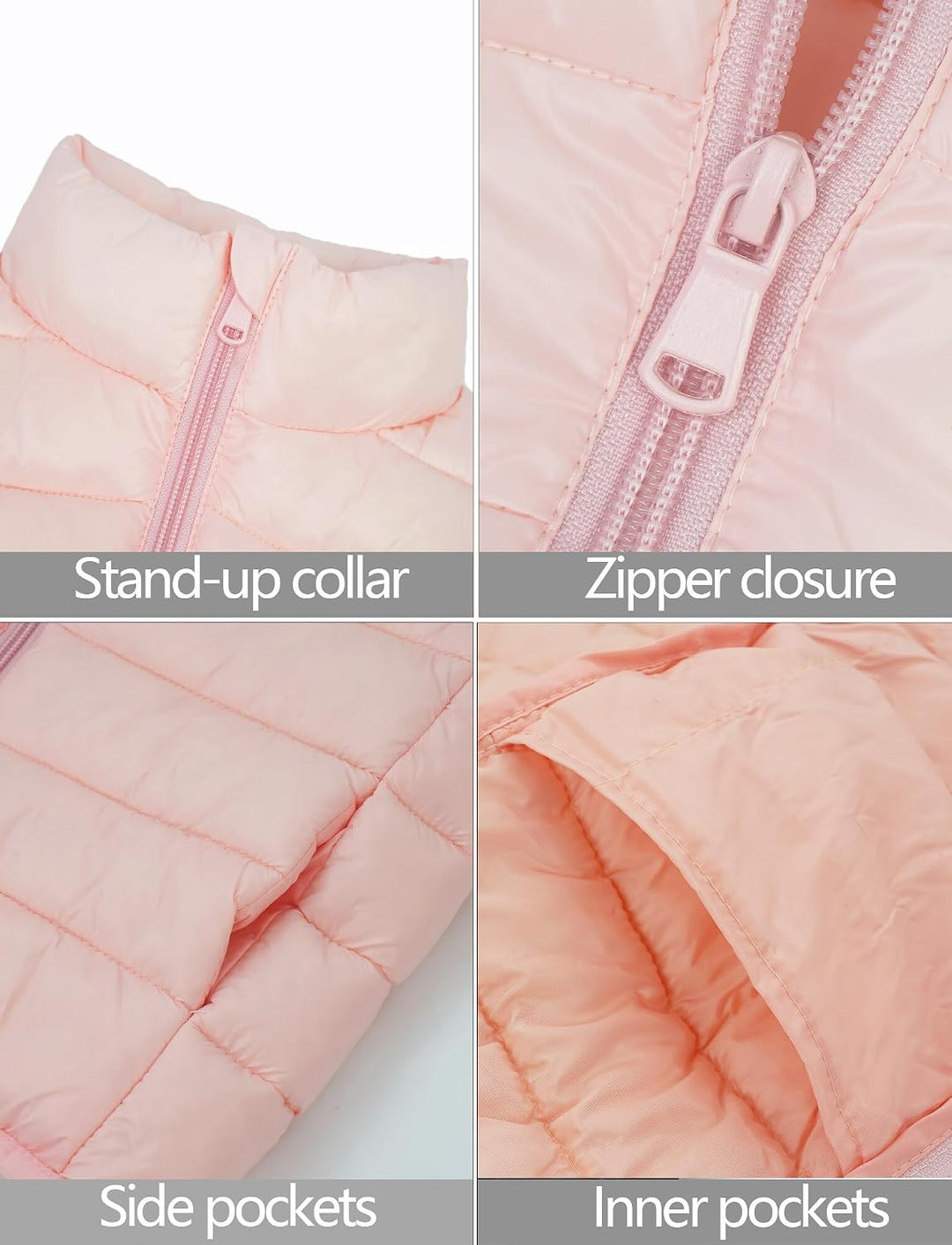 Happy Cherry Kinder Winterweste Gefütterte Stehkragen Weste Winddicht Ärmellose Jacke Baby Warme Ste