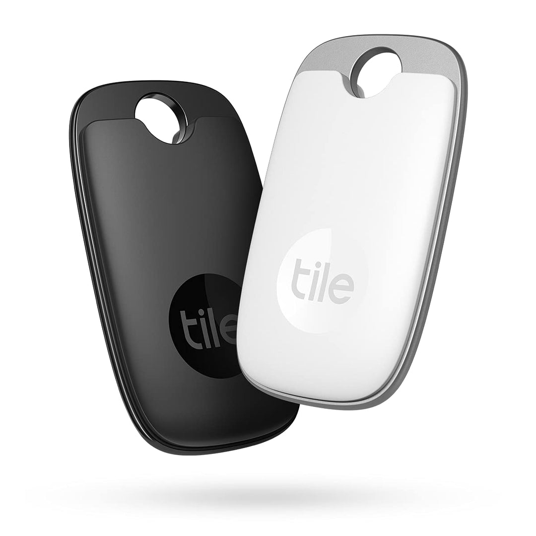 Tile Pro (2022) Bluetooth Schlüsselfinder, 2er Pack, 120m Reichweite, inkl. Community Suchfunktion,