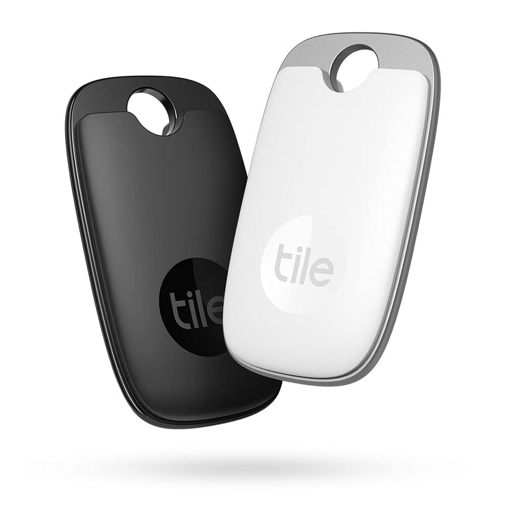Tile Pro (2022) Bluetooth Schlüsselfinder, 2er Pack, 120m Reichweite, inkl. Community Suchfunktion,