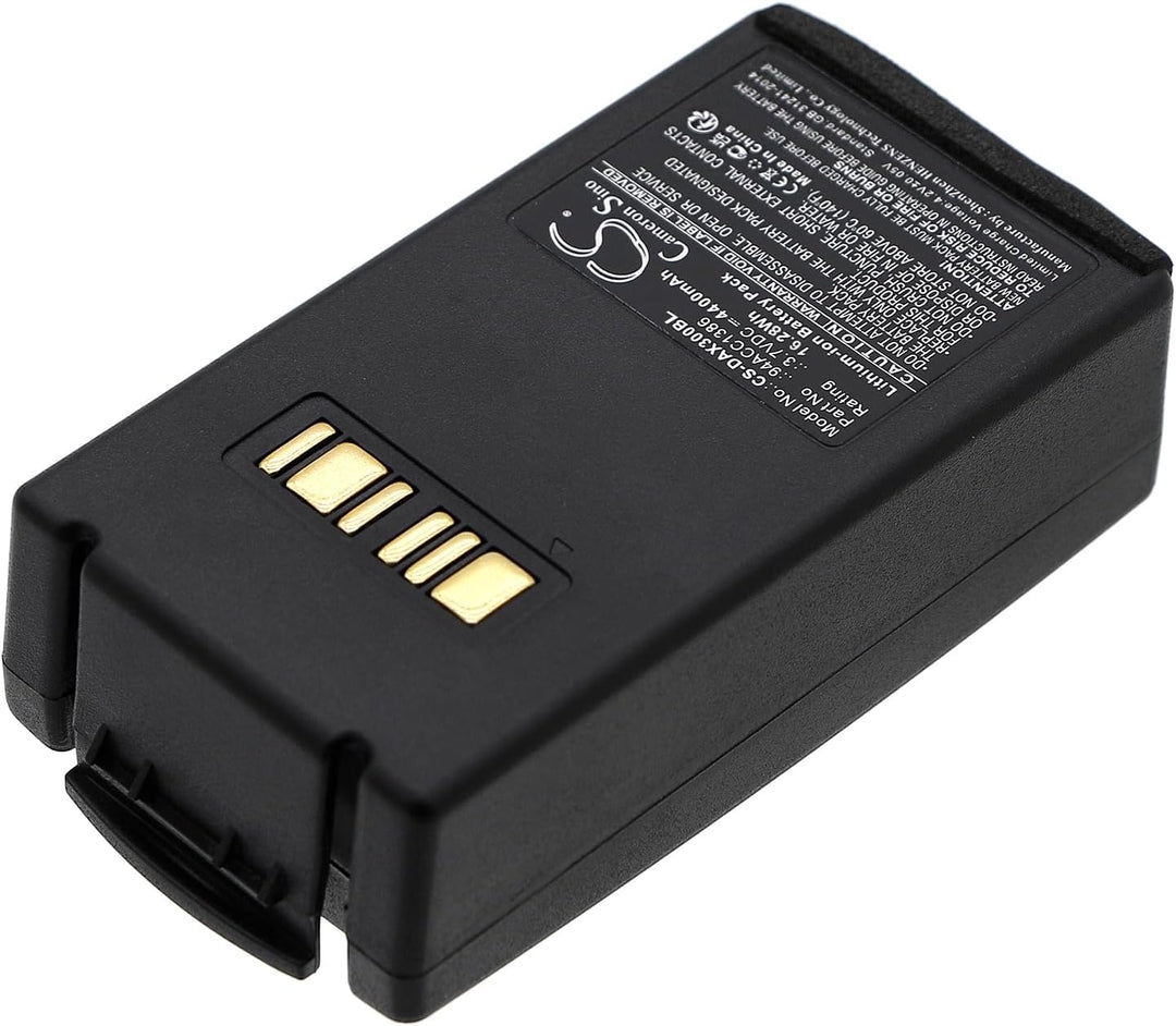 CS-DAX300BL Akkus 4400mAh Kompatibel mit [Datalogic] Falcon X3, Falcon X3 Plus, Falcon X3+, Falcon X