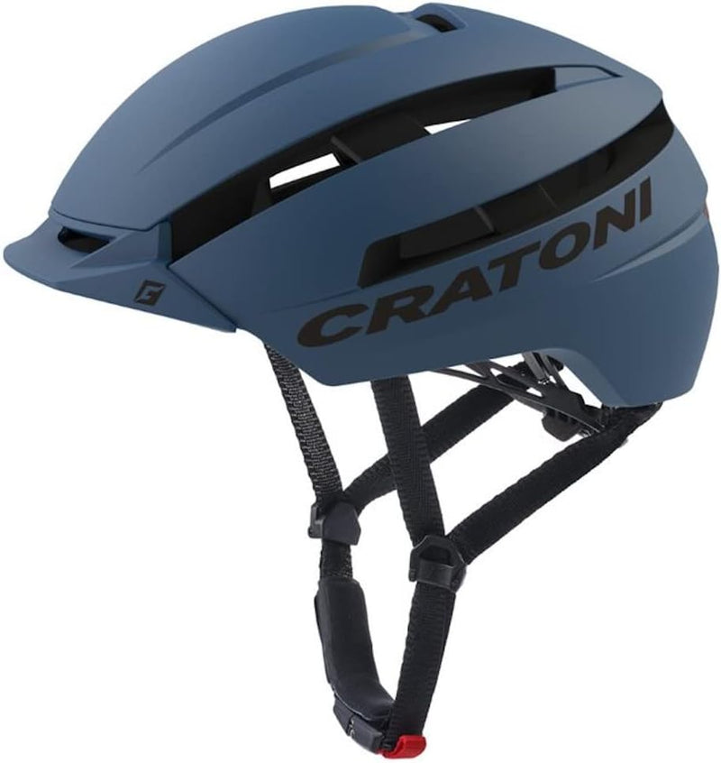 Cratoni C-Loom 2.0 E-Bike und Urban Lifestyle Helm M Blau Matt, M Blau Matt