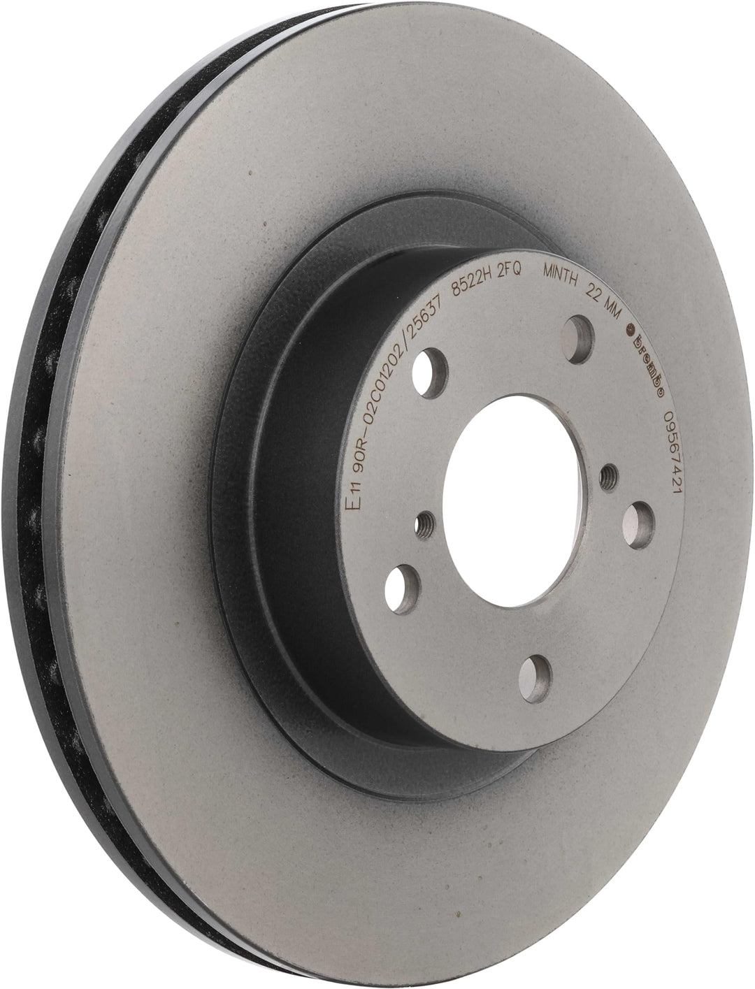 Brembo 09.5674.21 Vordere Bremsscheibe mit UV Lackierung, Anzahl 2