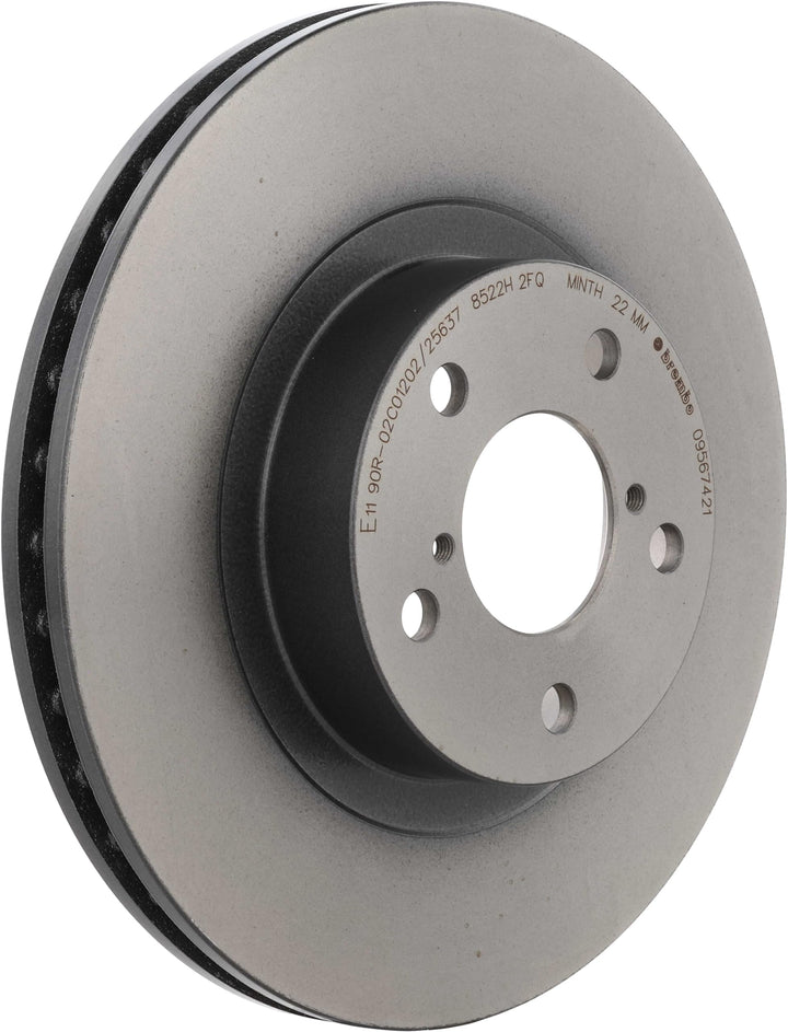 Brembo 09.5674.21 Vordere Bremsscheibe mit UV Lackierung, Anzahl 2