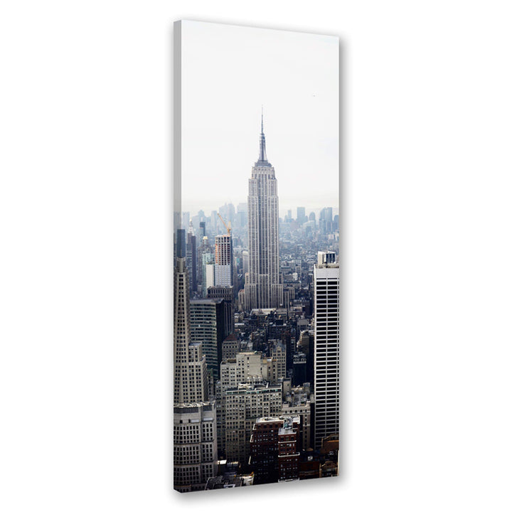 Feeby. Wandbild - 1 Teilig - 30x90 cm, Leinwand Bild Leinwandbilder Bilder Wandbilder Kunstdruck, EM
