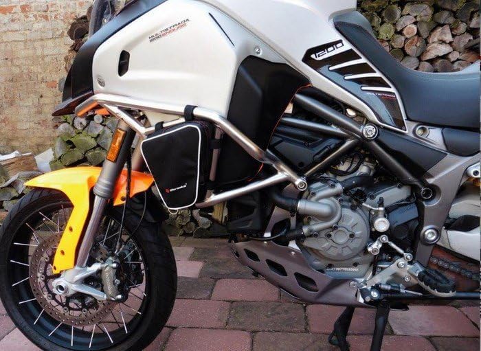 Taschen für Touratech Sturzbügel kompatibel mit Ducati Multistrada 1200 Enduro 2016-2019