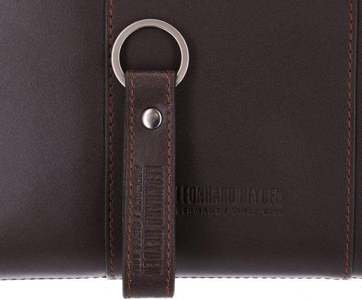 Leonhard Heyden Dakota Umhängetasche M 2 braun Brown, Brown