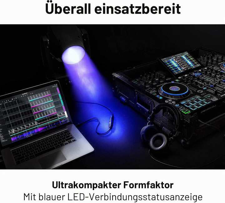 SoundSwitch Micro DMX Interface – Ultrakompaktes USB auf DMX Interface inklusive kostenloser Nutzung
