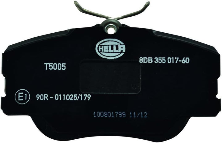 HELLA PAGID 8DB 355 017-601 Bremsbelagsatz - T5005 - Dicke/Stärke: 19.3mm - Bremssystem: Lucas - für