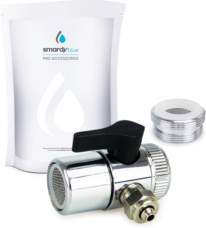 smardy Universal Wasseranschluss Set für Wasserhahn Armatur Wasserfilter Osmoseanlage Schnellverbind
