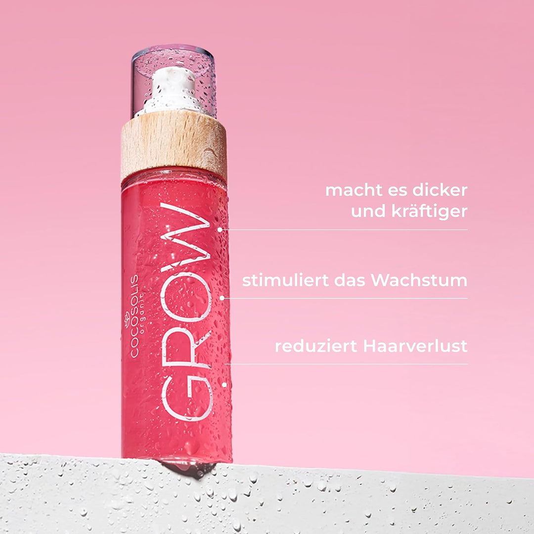 COCOSOLIS GROW Spray Serum für schnelles Haarwachstum - Haarwuchsmittel für Frauen Reduziert Haaraus