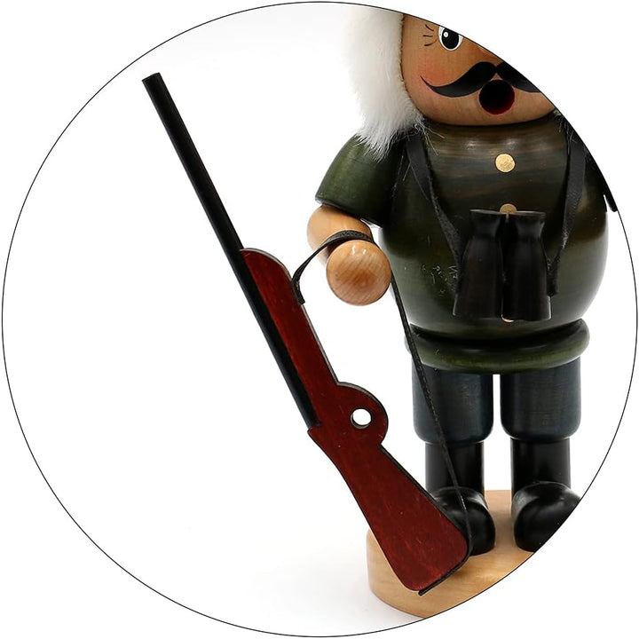 Dekohelden24 Lustiges Räuchermännchen als Jäger, ca. 19 cm 520357-19-Jaeger 19 cm Jäger, 19 cm Jäger