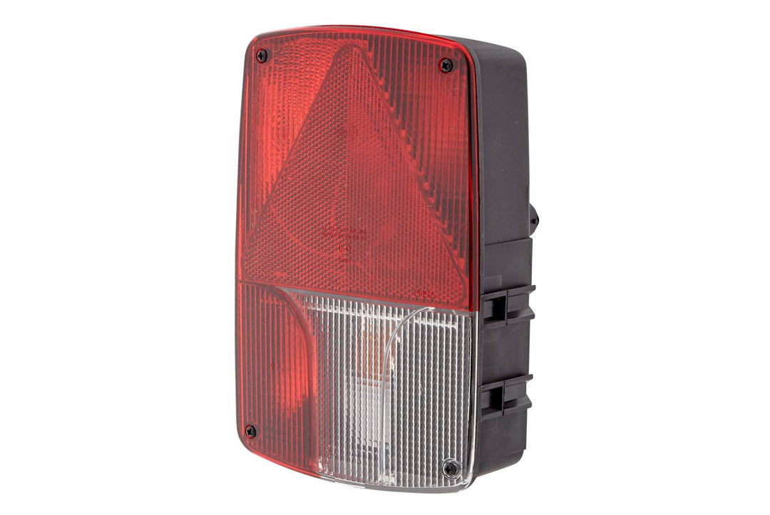 HELLA Rückleuchte - Glühlampe - 12V - Anbau/geschraubt - ECE - Lichtscheibenfarbe: weiss/rot - Kabel
