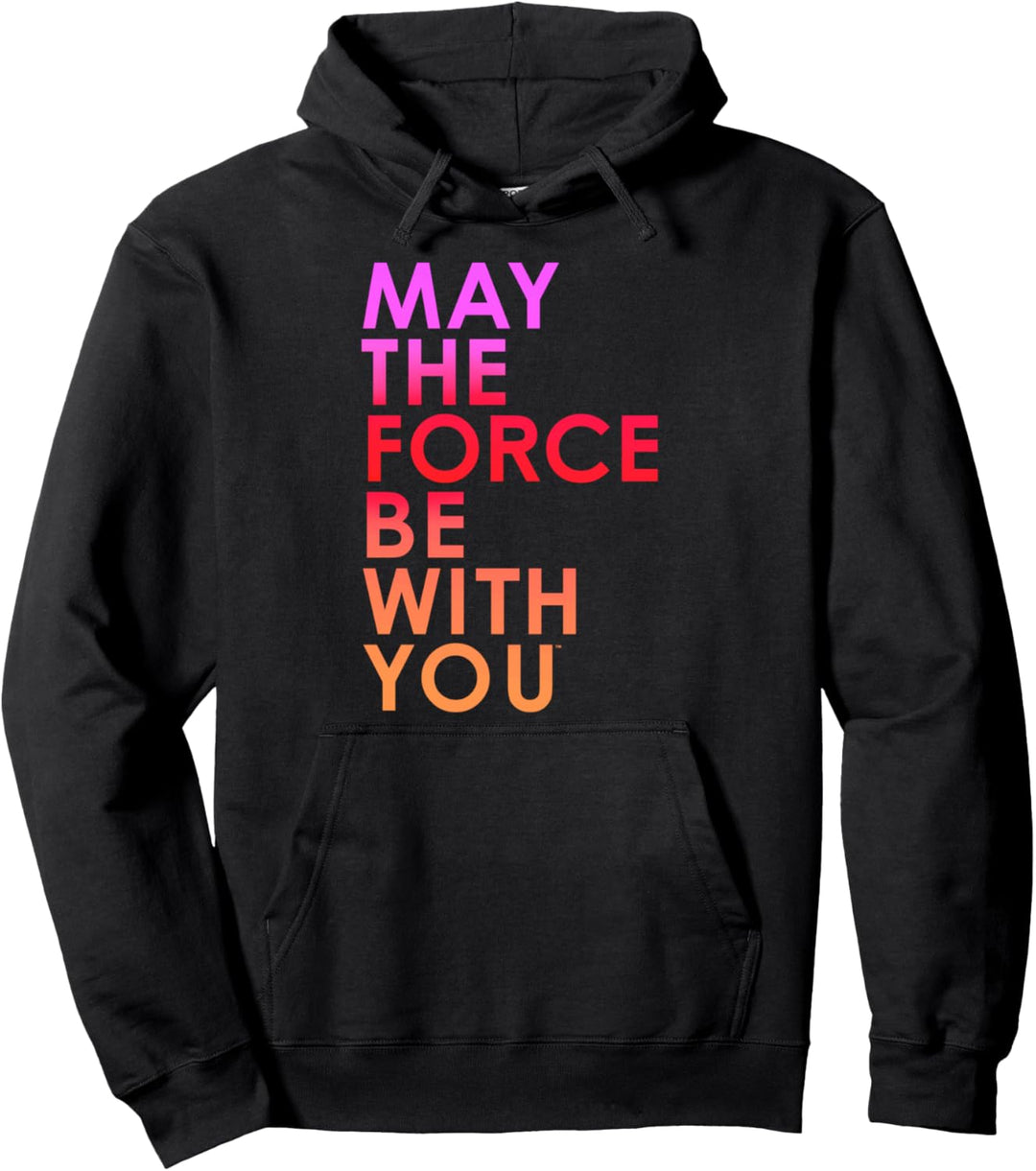 Star Wars Last Jedi Gradient May the Force Pullover Hoodie