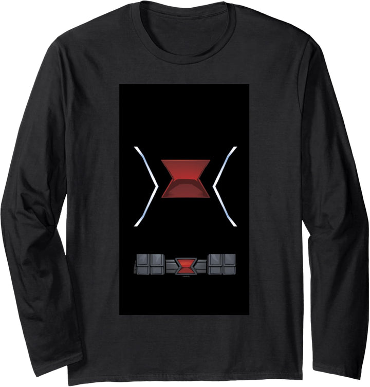 Marvel Black Widow Halloween Costume Langarmshirt