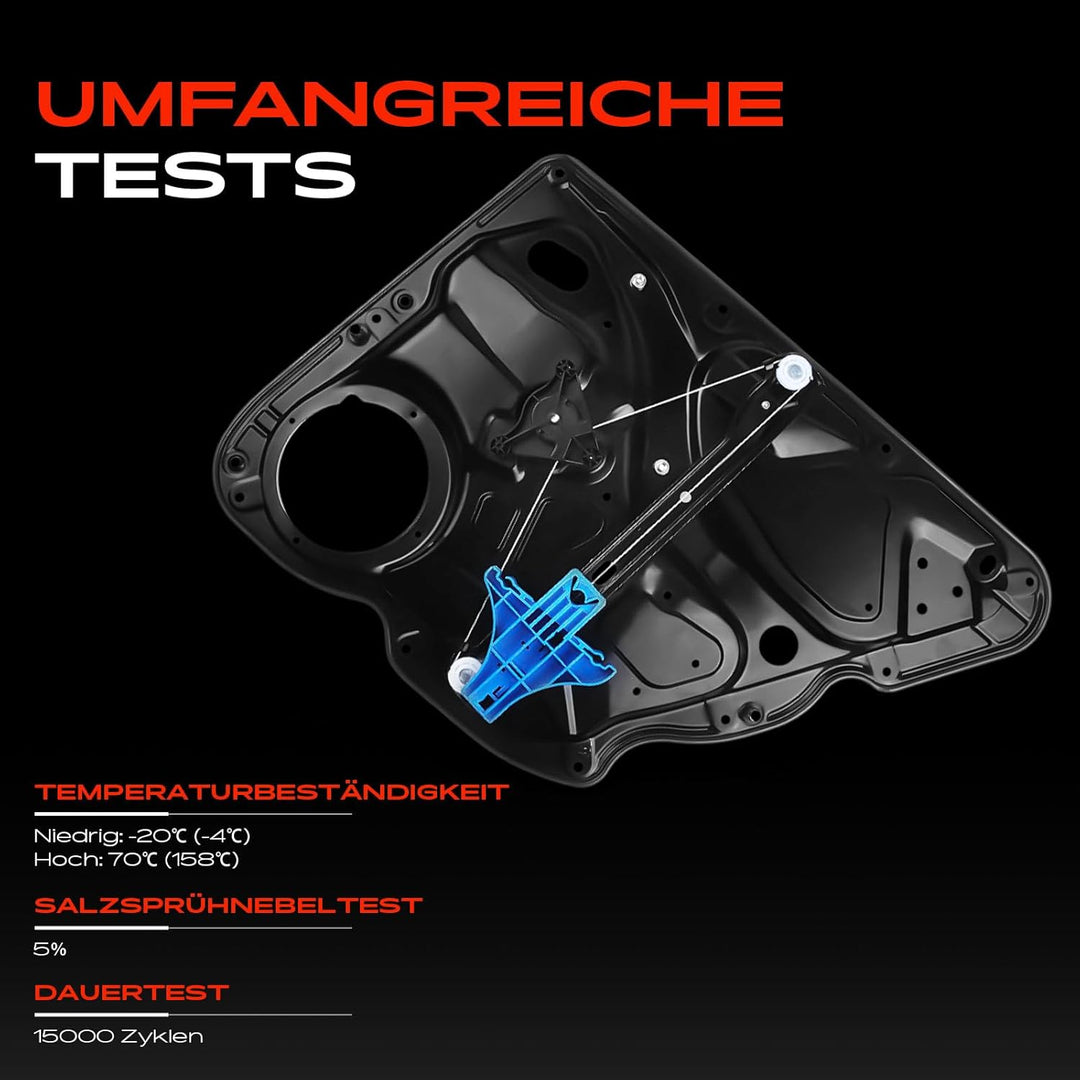 Frankberg 1x Fensterheber Ohne Motor Hinten Links Kompatibel mit P.a.s.s.a.t 3C2 2005-2010 P.a.s.s.a