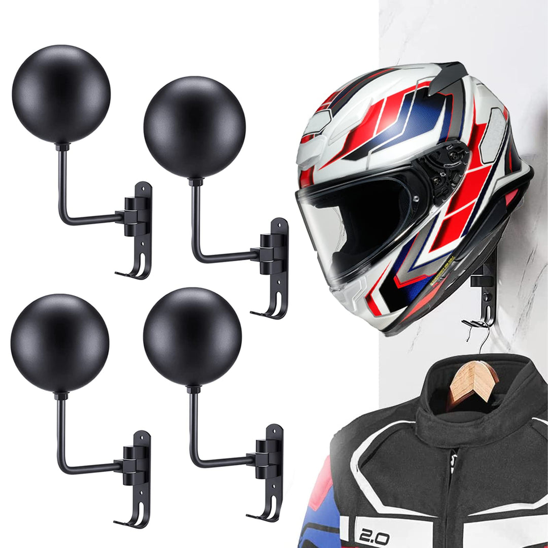 motofans Helmhalterung für Motorrad, Wandmontage, Motorradhelm, Huthalterung, aus Aluminiumlegierung