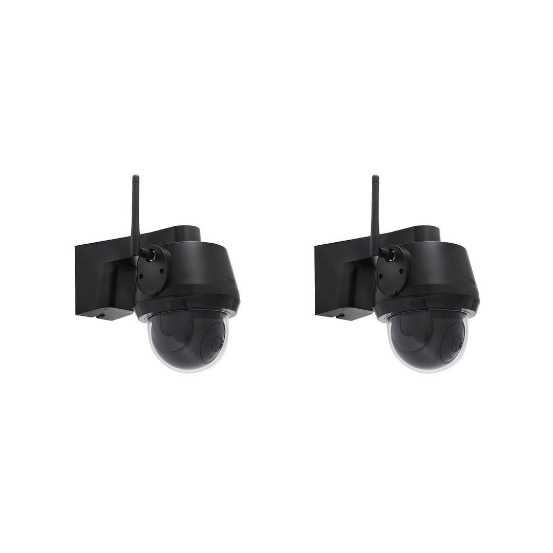 ABUS SmartLook Schwenken & Neigen, 2er Set - 4K Überwachungskamera für aussen mit WLAN, Bewegungserk