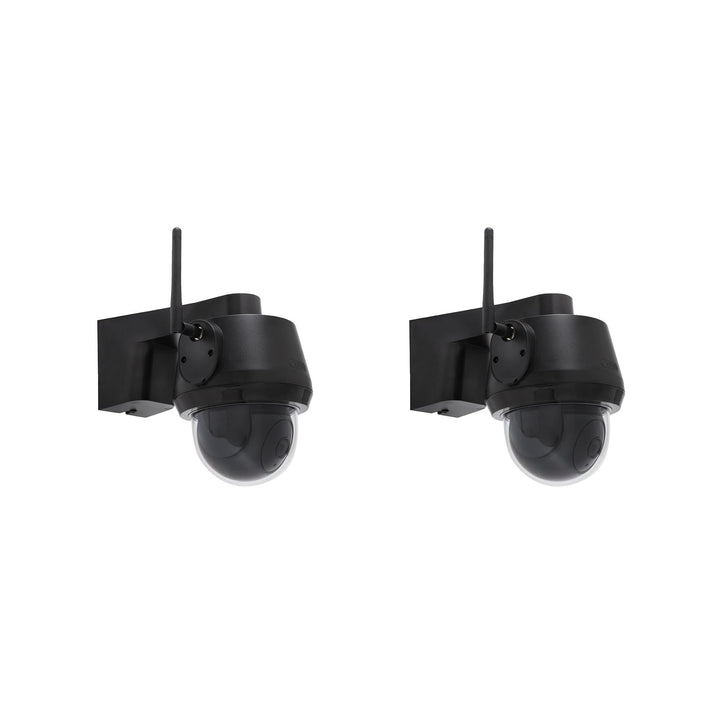 ABUS SmartLook Schwenken & Neigen, 2er Set - 4K Überwachungskamera für aussen mit WLAN, Bewegungserk
