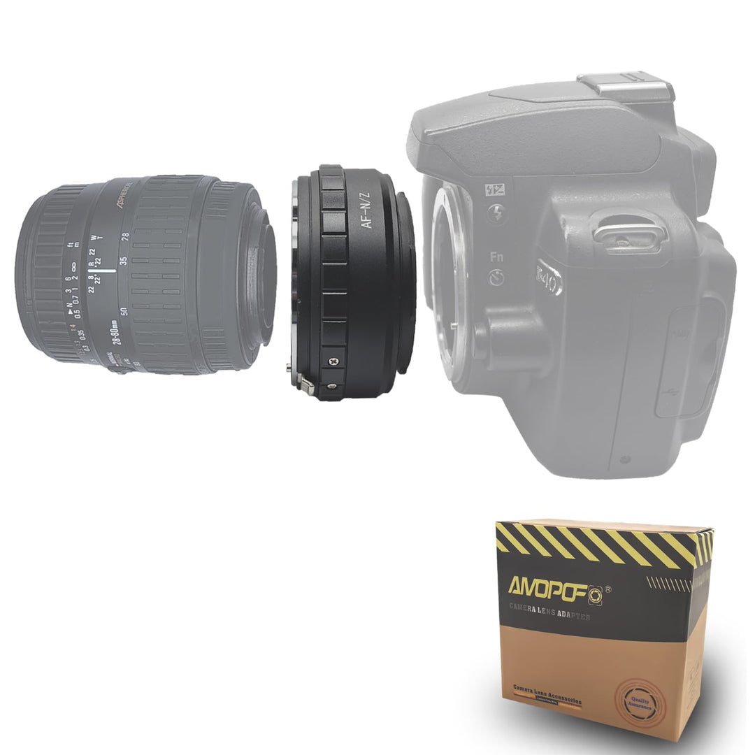AF-Niko Z Objektivadapter Adapterring,für Minolta AF Objektiv/Sony A Objektiv Kompatibel für Nikon Z