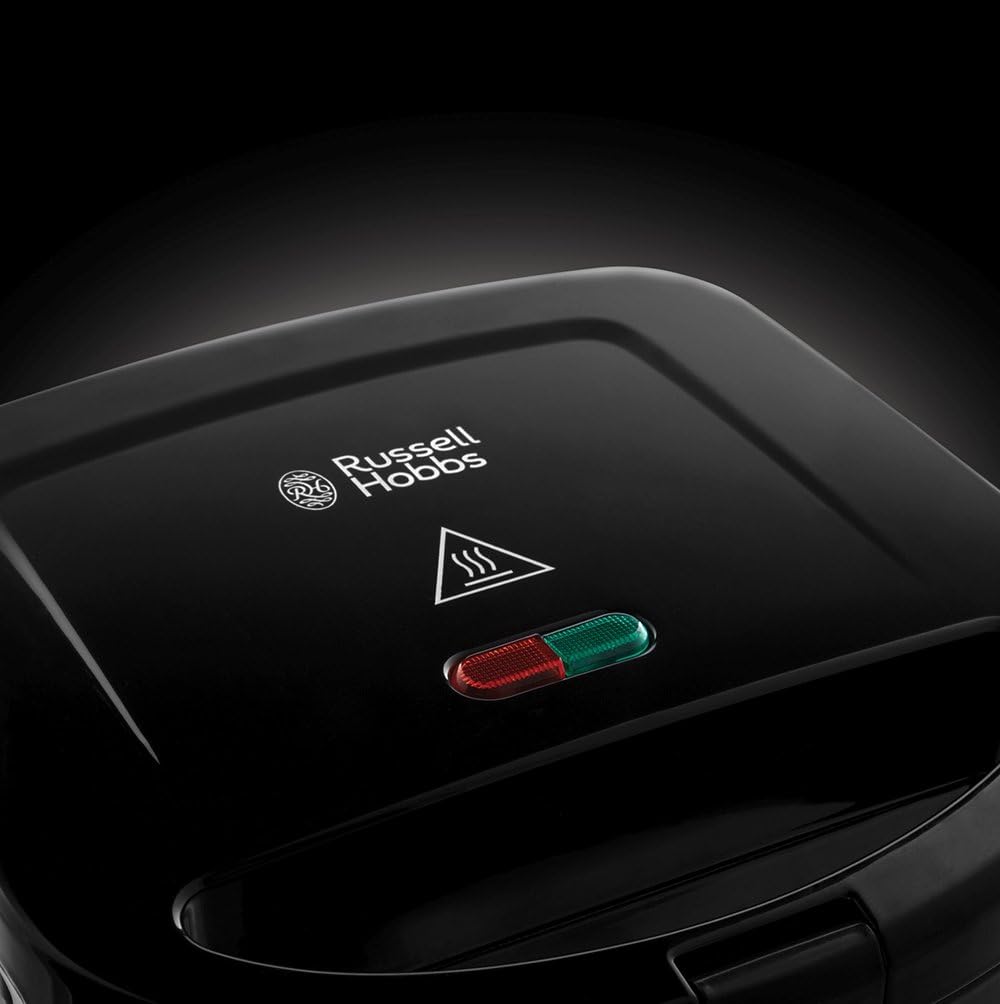 Russell Hobbs 24520-56 Sandwichtoaster Classics, antihaftbeschichtete Platten, schwarz