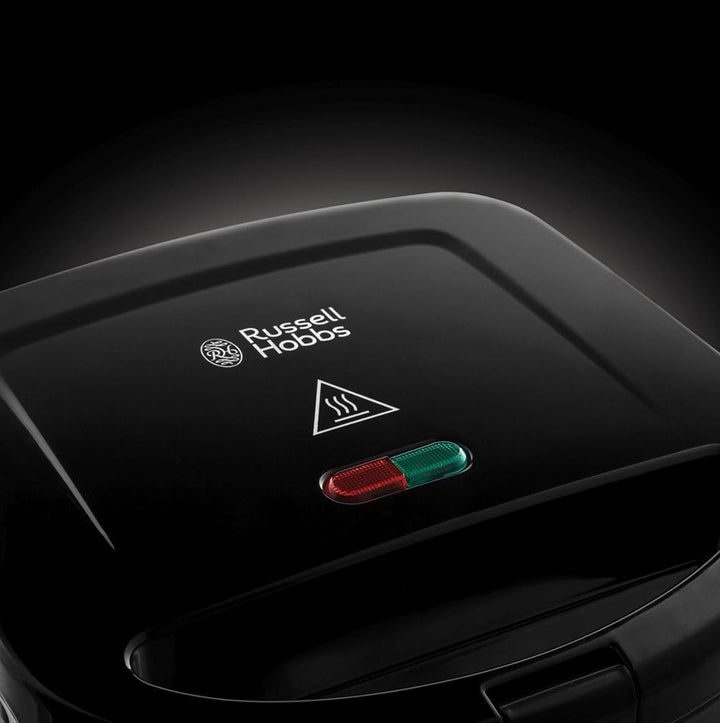 Russell Hobbs 24520-56 Sandwichtoaster Classics, antihaftbeschichtete Platten, schwarz
