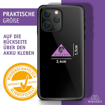 WAVEEX 7 STK. Schutzaufkleber gegen Strahlung – für Handy, Smartphone, Tablet, Laptop, Babyphone, WL