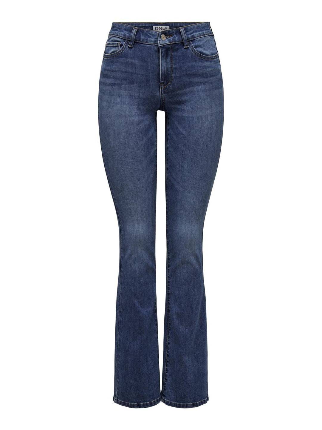 ONLY Female Flared fit Jeans ONLROSE Mittlere Taille Ausgestellt Jeans XS / 32L Medium Blue Denim, X