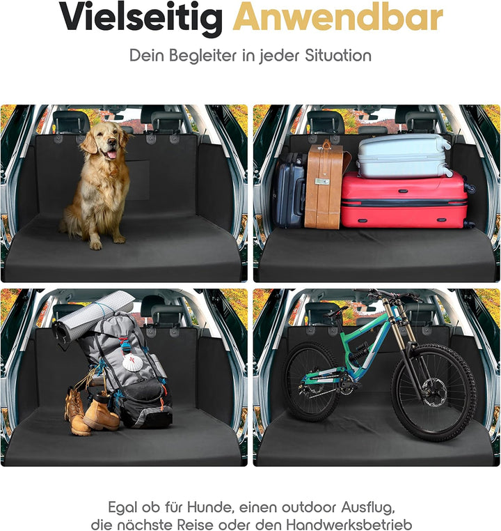 HELDENWERK Kofferraumschutz Hund mit Seiten- und Ladekantenschutz - Universal Auto Kofferraum Hunded