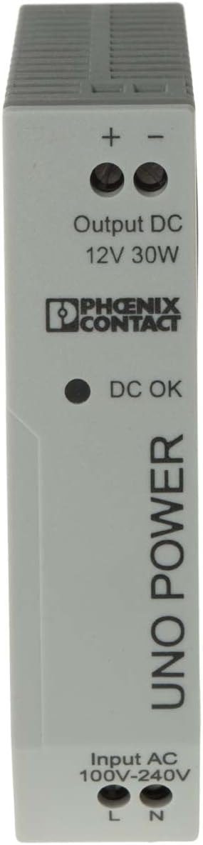 Phoenix Contact UNO-PS/1AC/12DC/30W Switch-Mode DIN-Schienen Netzteil 30W, 85 → 264V ac, 12V dc / 2.