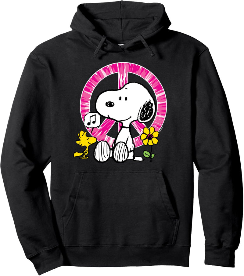 Peanuts – Snoopy Woodstock Peace Schild Pullover Hoodie