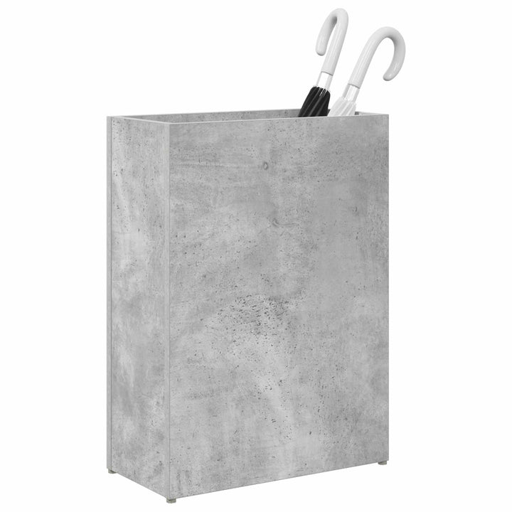 vidaXL Sonnenschirmhalter Beton Grau 40 x 20 x 55,5 cm Holzwerkstoff, Moderner Schirmständer aus Hol