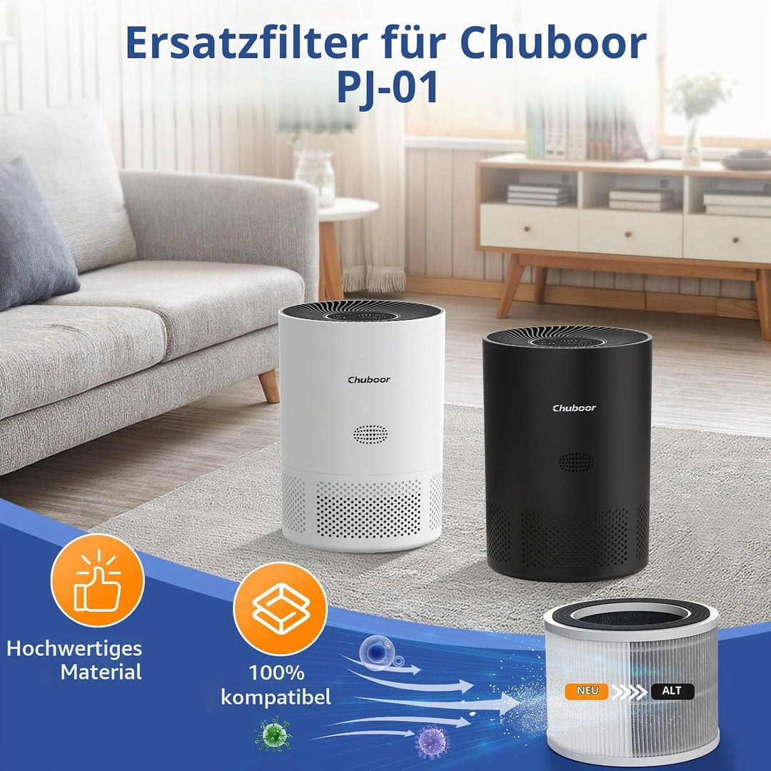 Chuboor HEPA für Luftreiniger Yellow, Yellow