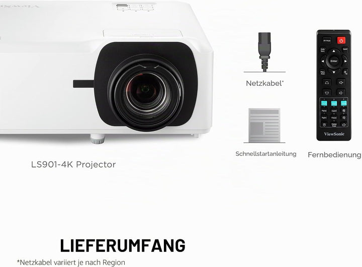 Viewsonic Beamer LS901-4K 5500 Lumen UHD Laser DLP