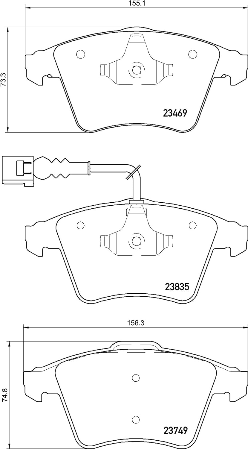 Brembo P85149 - Vordere Bremsbeläge