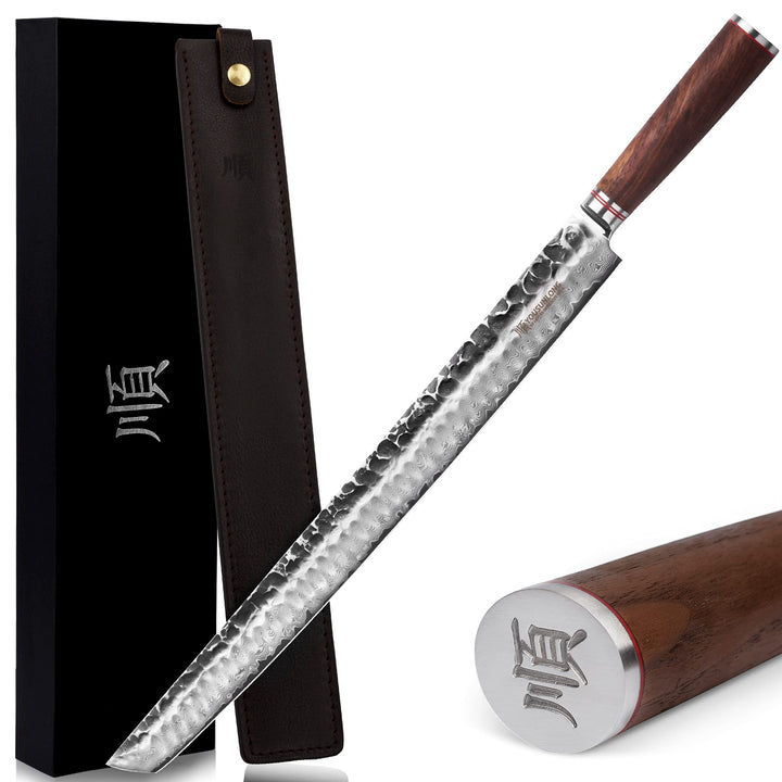 YOUSUNLONG Sakimaru Messer 430mm - Ultimate Yanagiba Sujihiki - Geeignet zum Schneiden von Grossen M