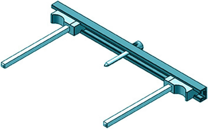 FEPS Tool Zylindermesslehre FE-ML002 Messwerkzeug Aluminium Silber