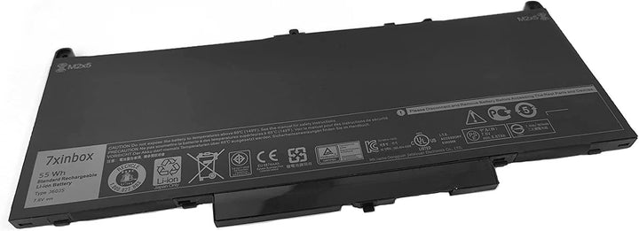 7XINbox 7.6V 55Wh J60J5 0F1KTM MC34Y 0PDNM2 1W2Y2 242WD GG4FM NJJ2H R1V85 WYWJ2 Ersatz Akku Batterie