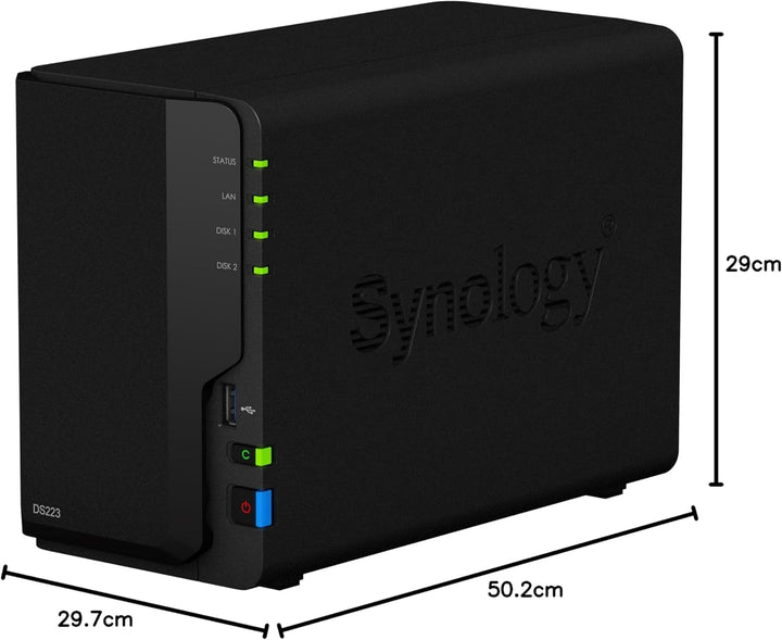 Synology 2-Bay NAS DS223 (Diskless)