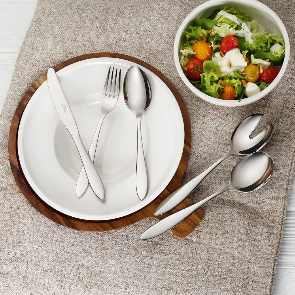 Villeroy und Boch Arthur Tafelbesteck für bis zu 12 Personen, 68-teilig, Edelstahl 44 x 29 x 9 cm Me