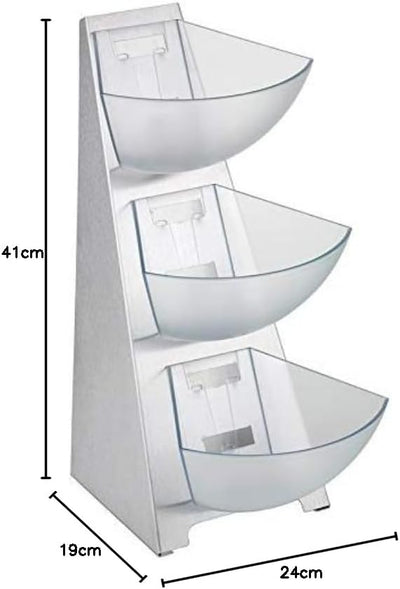 APS Multi-Rack, Küchenregal, Gestell, Portionsschütte, Portionsspender, Dispenser, 18/0 Edelstahl, V