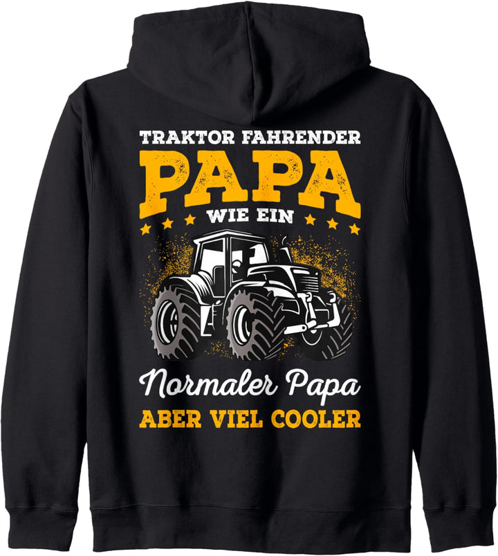 Traktor fahrender Papa Vater Landwirt Kapuzenjacke