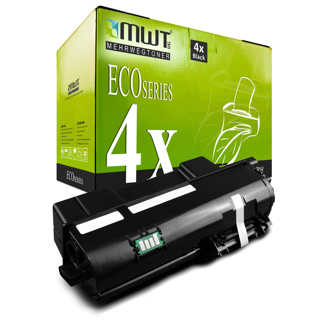 4X Kraft Office Supplies Toner kompatibel für Kyocera ECOSYS P2040DN P2040DW ersetzt TK-1160 TK1160